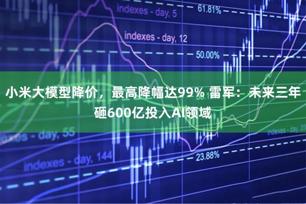 小米大模型降价，最高降幅达99% 雷军：未来三年砸600亿投入AI领域